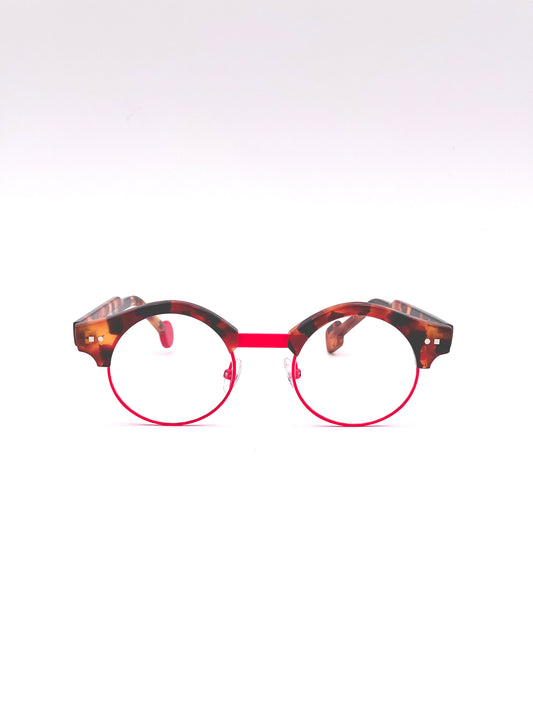 Sabine be, Be master round, rosso, avana tartaruga