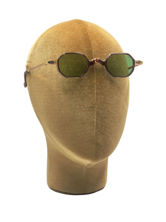 Eyepetizer Boca, marrone cristallo, aste oro