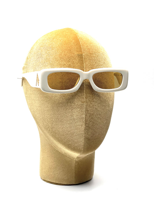 mod. MINI MARFA, bianco, The Attico, occhiale da Sole