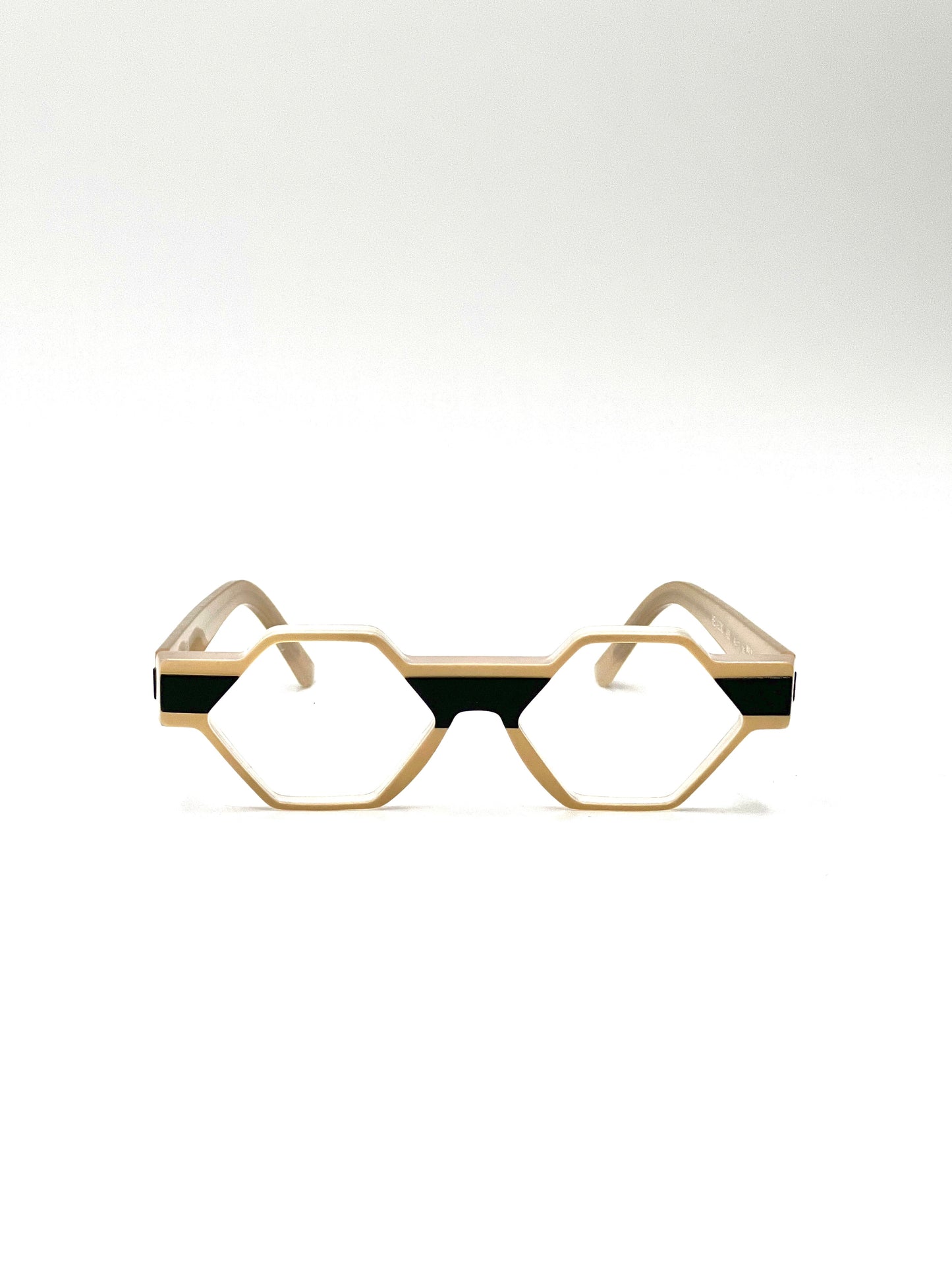 mod. Hexagono, avorio, Henau, occhiale da Vista
