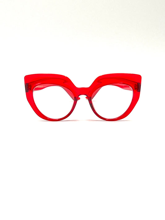 Mod. PO1884, rosso., 58EP Capsule, occhiale da lettura