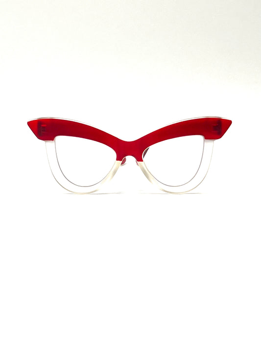 Mod. 5190, ghiaccio e burgundy, 58EP Capsule, occhiale da lettura