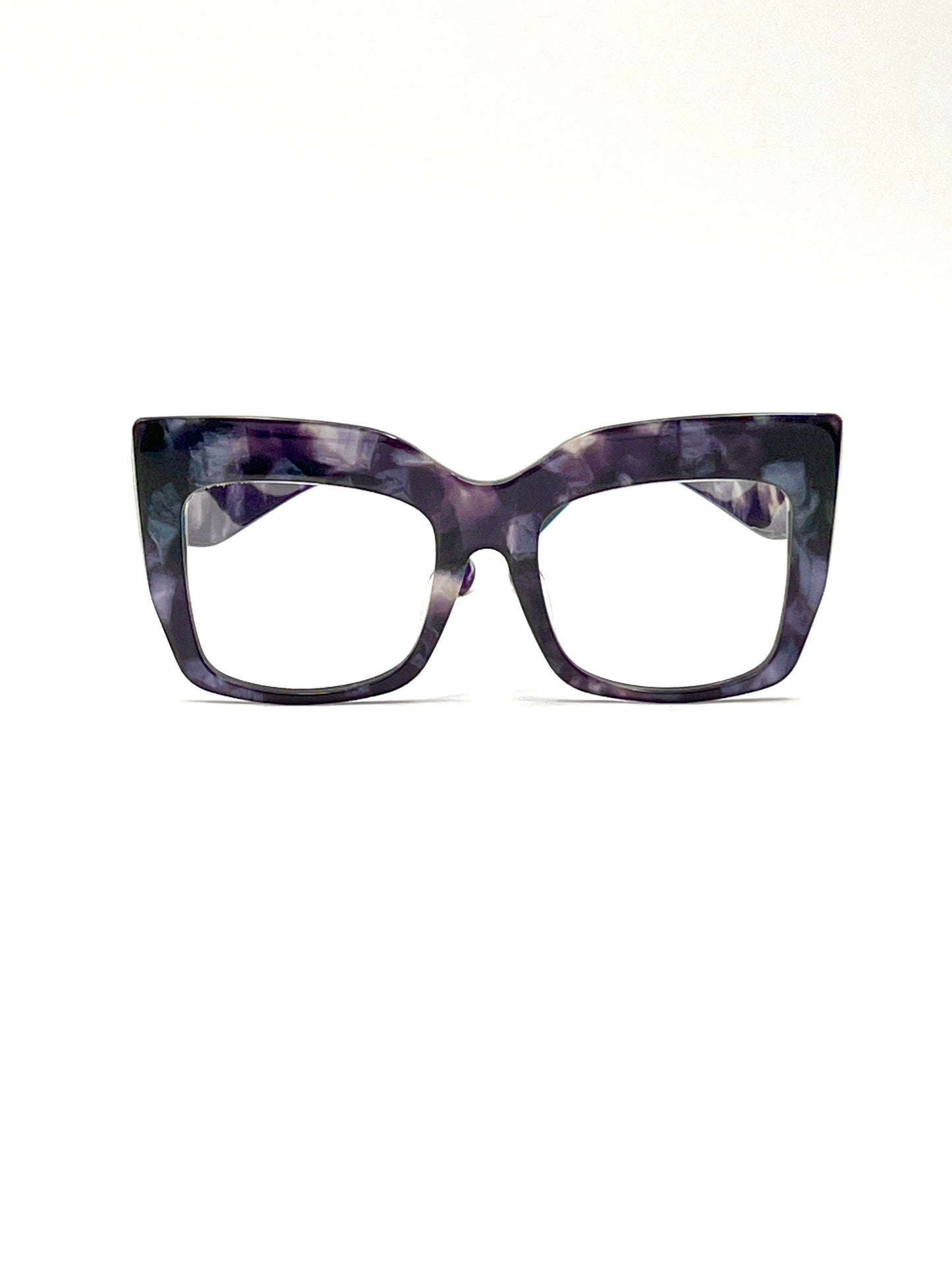 Mod. OA0190, maculato viola madreperla., 58EP Capsule, occhiale da lettura