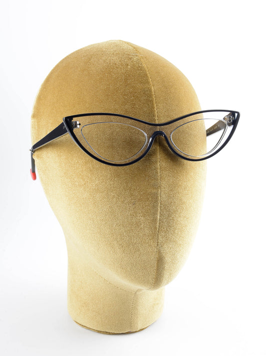 mod. be bikini line, cristallo e blu notte, Sabine be, occhiale da Vista