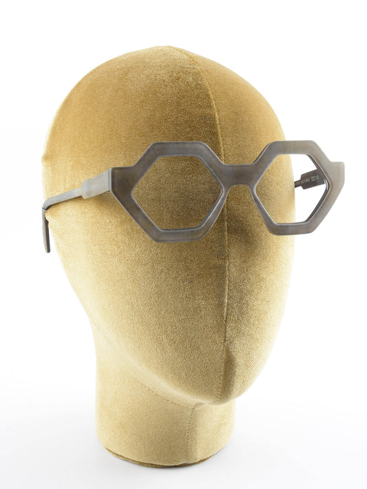 mod. Hexaforte, grigio tortora e avana, Henau, occhiale da Vista