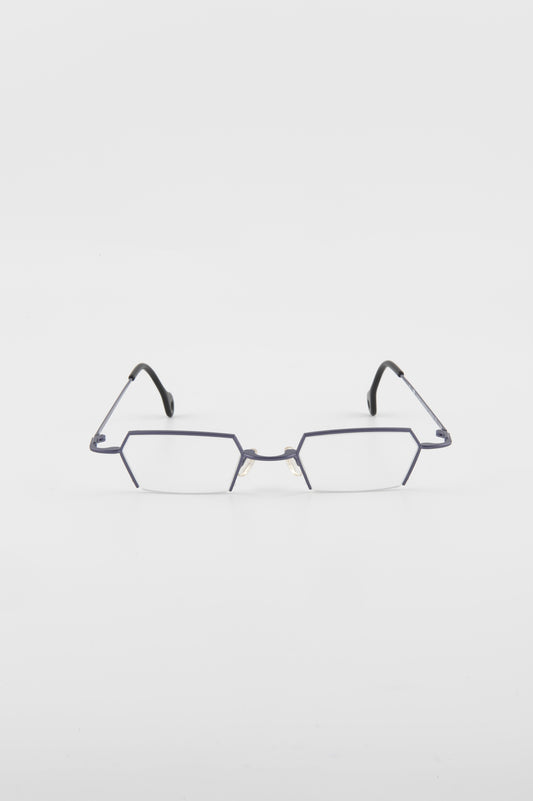 mod. Backstroke, grigio violaceo, Theo, occhiale da Vista