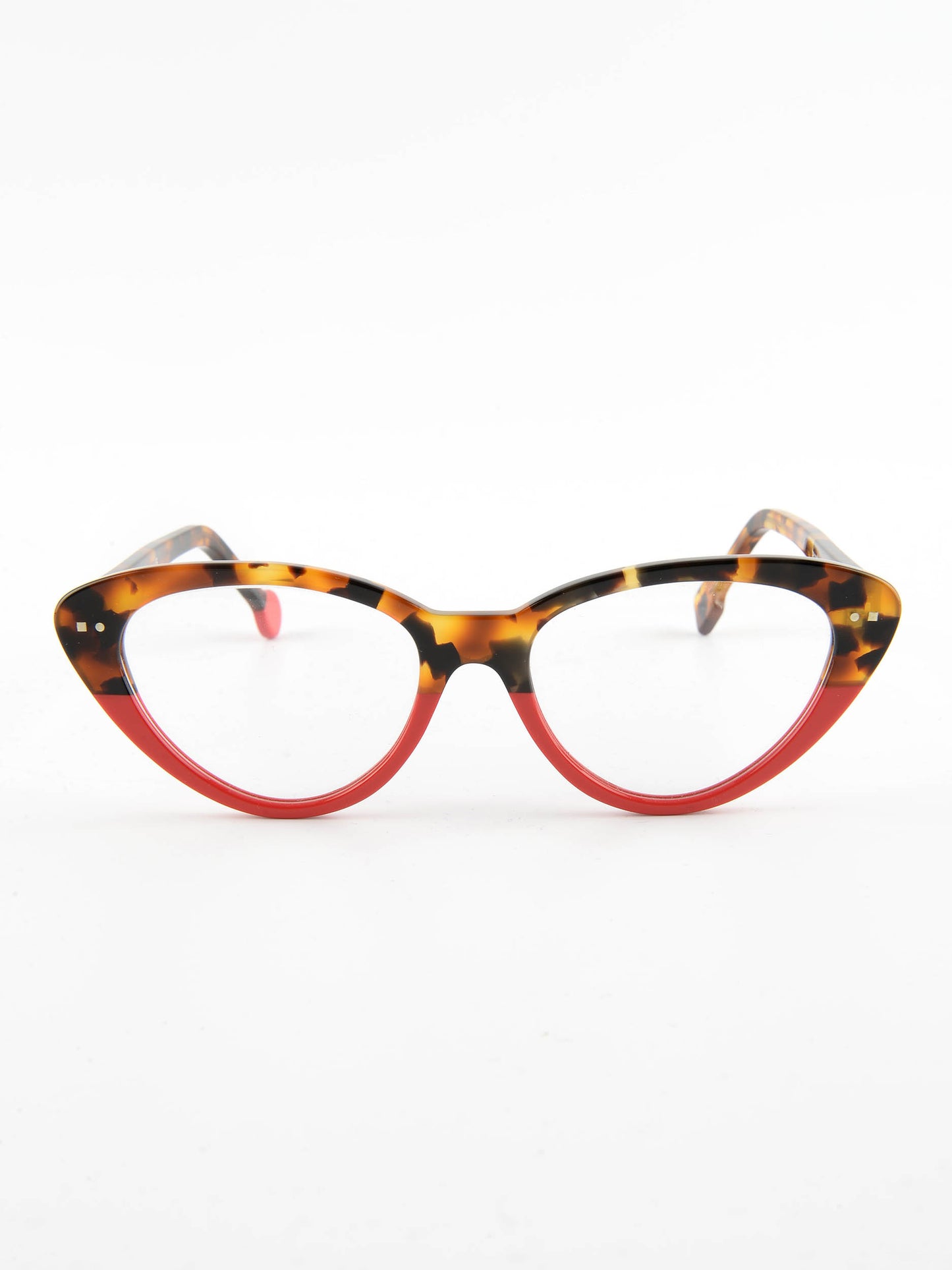 mod. be pretty, avana e rosso, Sabine be, occhiale da Vista