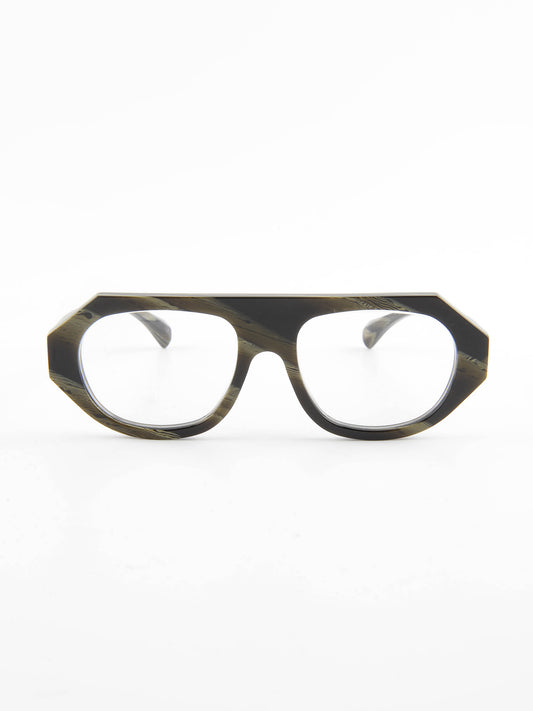 mod. Bergeggi, avana verde, Jacques Durand, occhiale da Vista