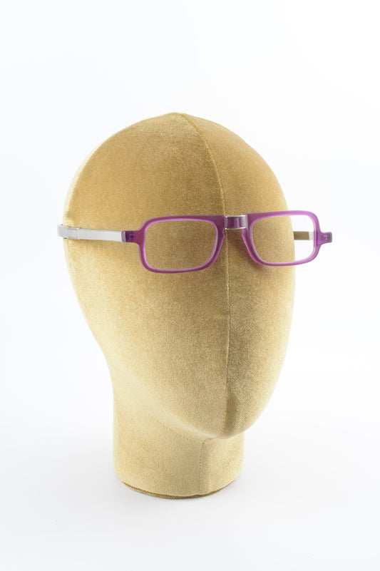 Mod. Felix, viola e grigio, Van&Bro, occhiale da Vista