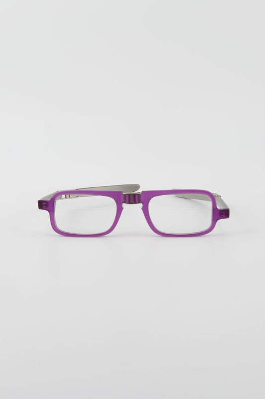 Mod. Felix, viola e grigio, Van&Bro, occhiale da Vista