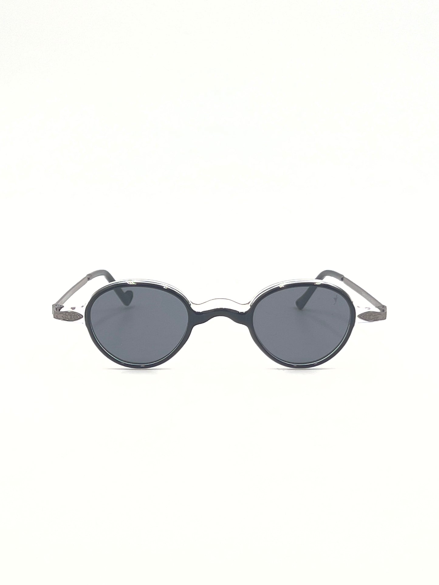 Eyepetizer Tango, nero cristallo, aste grigie