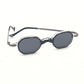 Eyepetizer Boca, nero cristallo, aste grigie