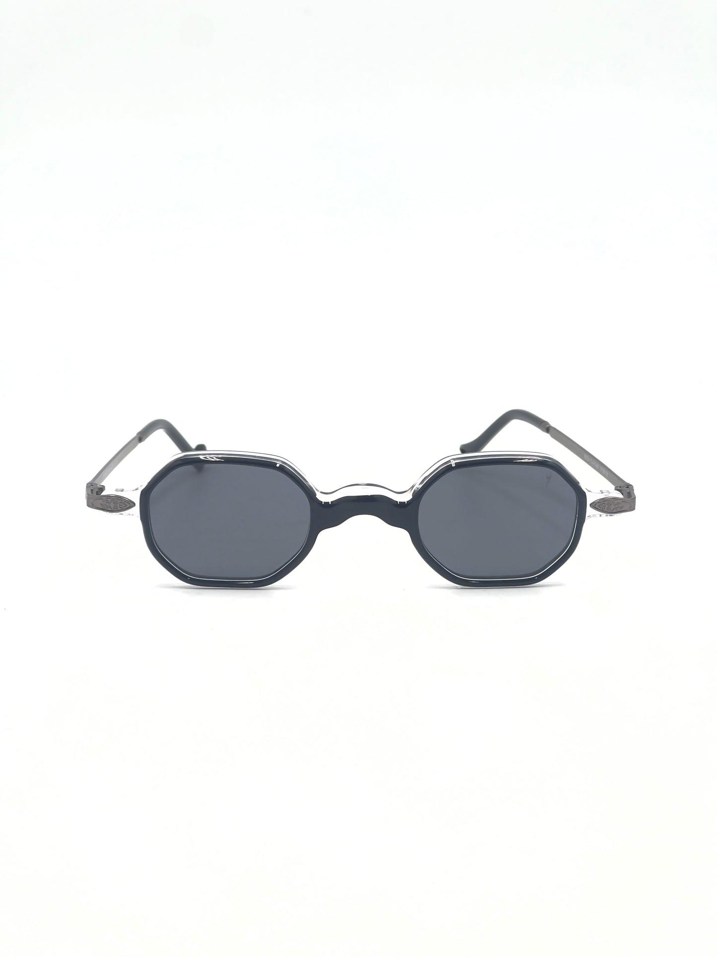 Eyepetizer Boca, nero cristallo, aste grigie