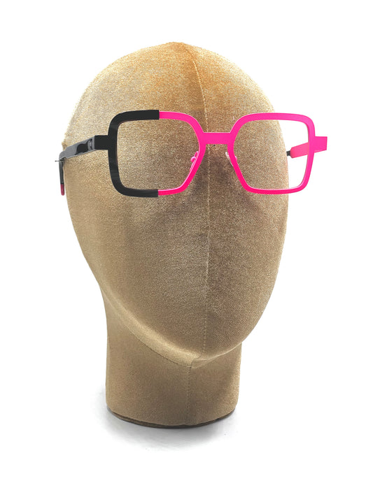 Be stylish, rosa fluo e nero striato