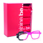 Be stylish, rosa fluo e nero striato