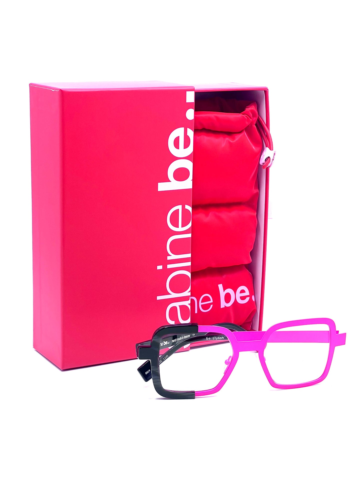 Be stylish, rosa fluo e nero striato