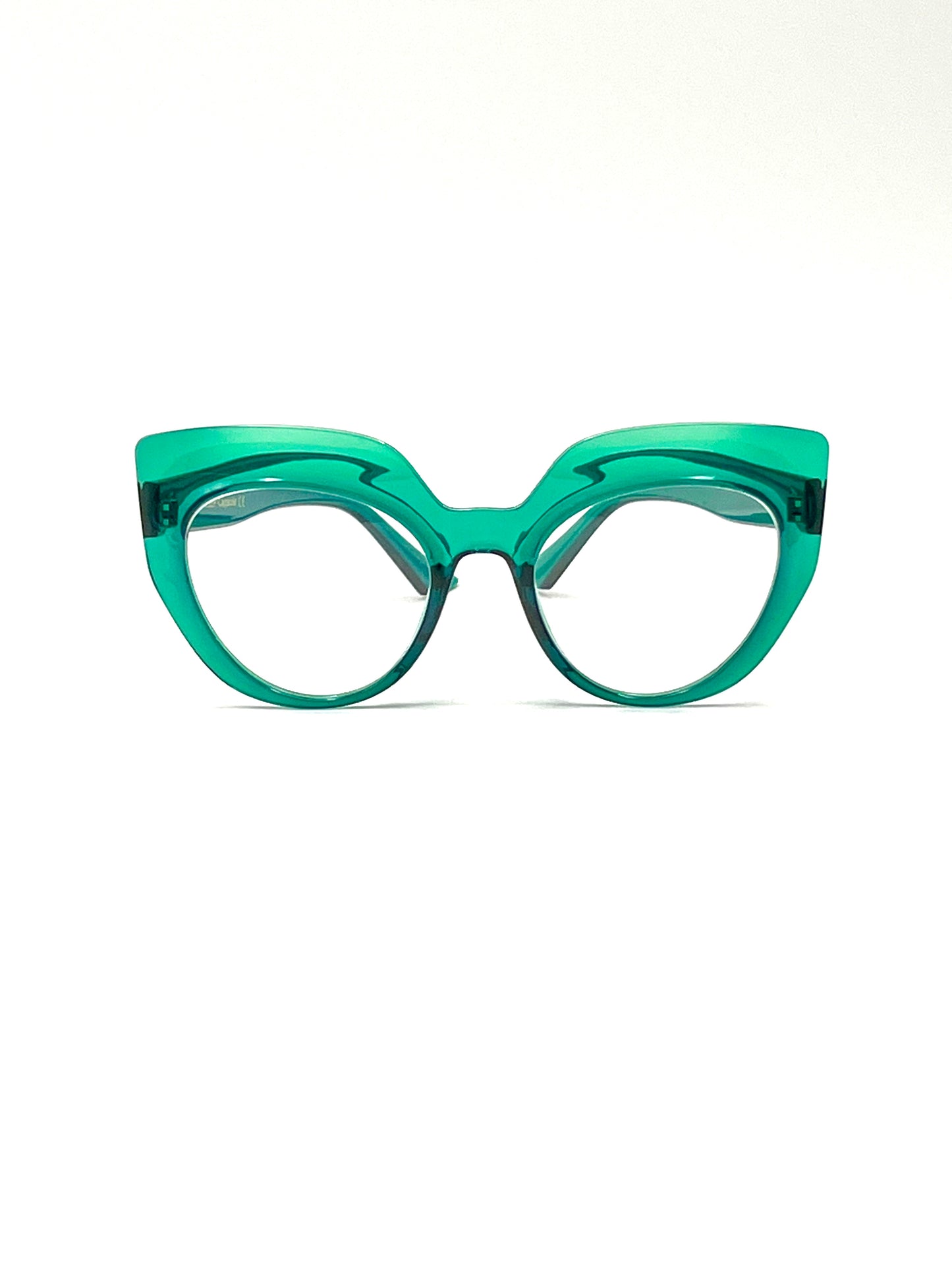 Mod. PO1884, verde smeraldo., 58EP Capsule, occhiale da lettura