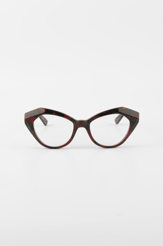 mod. 055, rosso burgundy, Van&Bro, occhiale da Vista